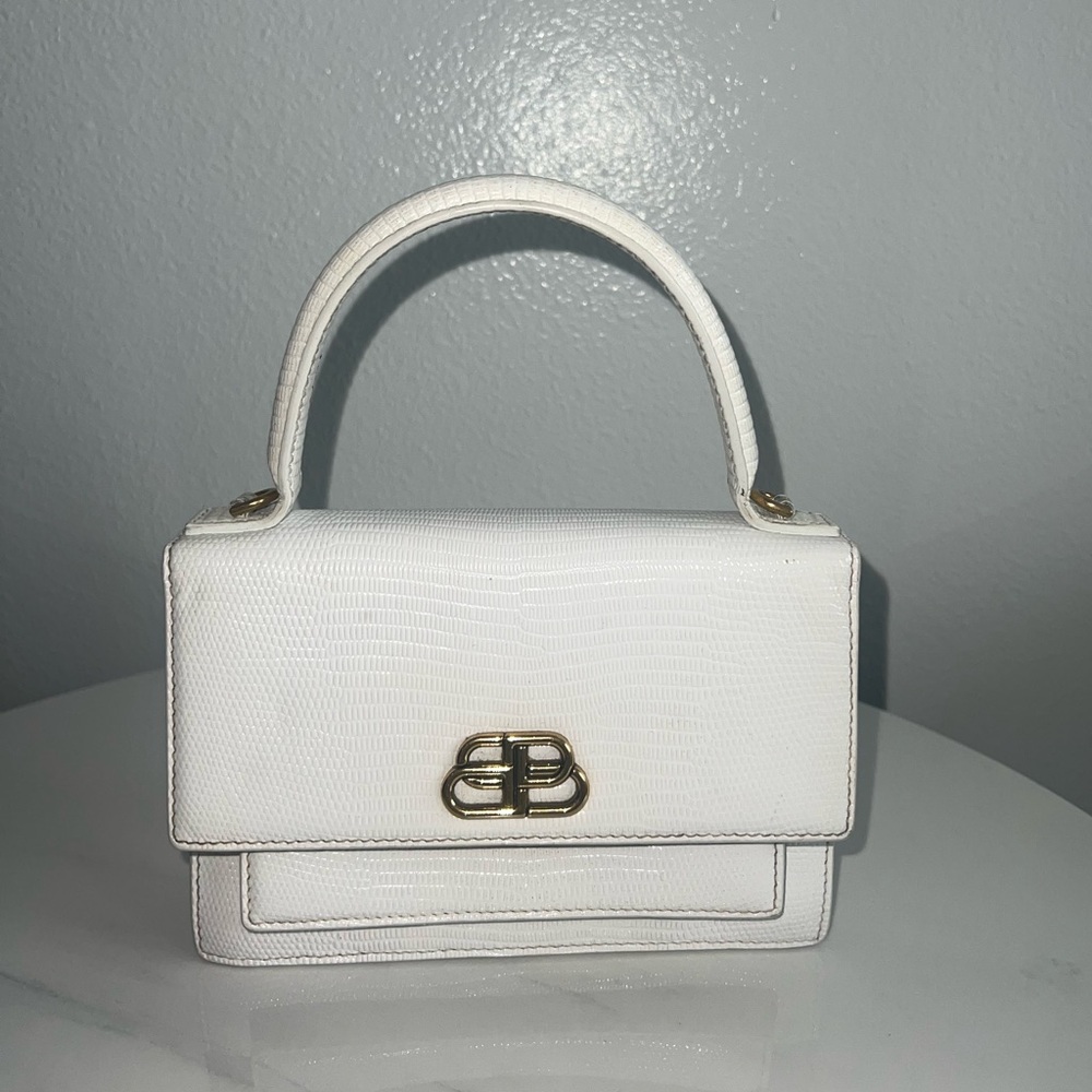 Balenciaga Lizard Embossed Sharp XS Handle Bag